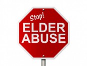 Stop Elder Abuse stop sign