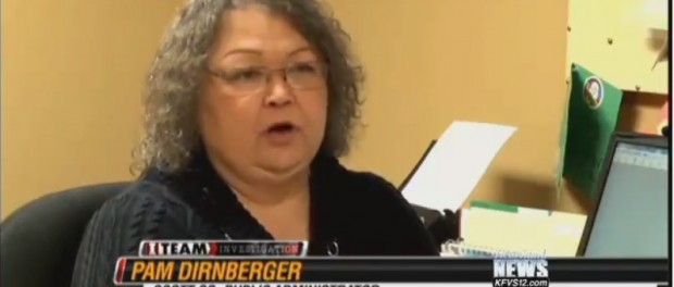 Scott County, Missouri Public Administrator Pam Dirnberger, who has over 250 Wards to care for, with only 2 staff members. Wards' bills often go unpaid, although the Public Administrator has seized all Wards' funds and controls their finances absolutely.
