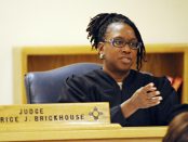 District Judge Beatrice Brickhouse granted a petition to appoint professional outsiders to handle Blair Darnell’s affairs. (Morgan Petroski/Albuquerque Journal)